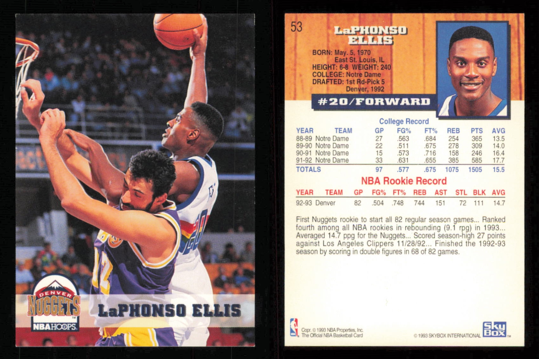 thumbnail 31  - 1993-94 ~ Fleer Hoops Basketball ~ YOU PICK CARD
