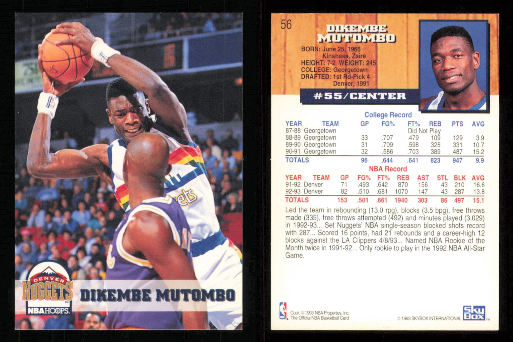 thumbnail 32  - 1993-94 ~ Fleer Hoops Basketball ~ YOU PICK CARD