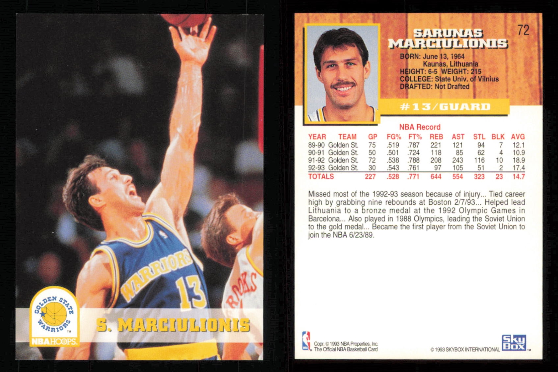thumbnail 38  - 1993-94 ~ Fleer Hoops Basketball ~ YOU PICK CARD