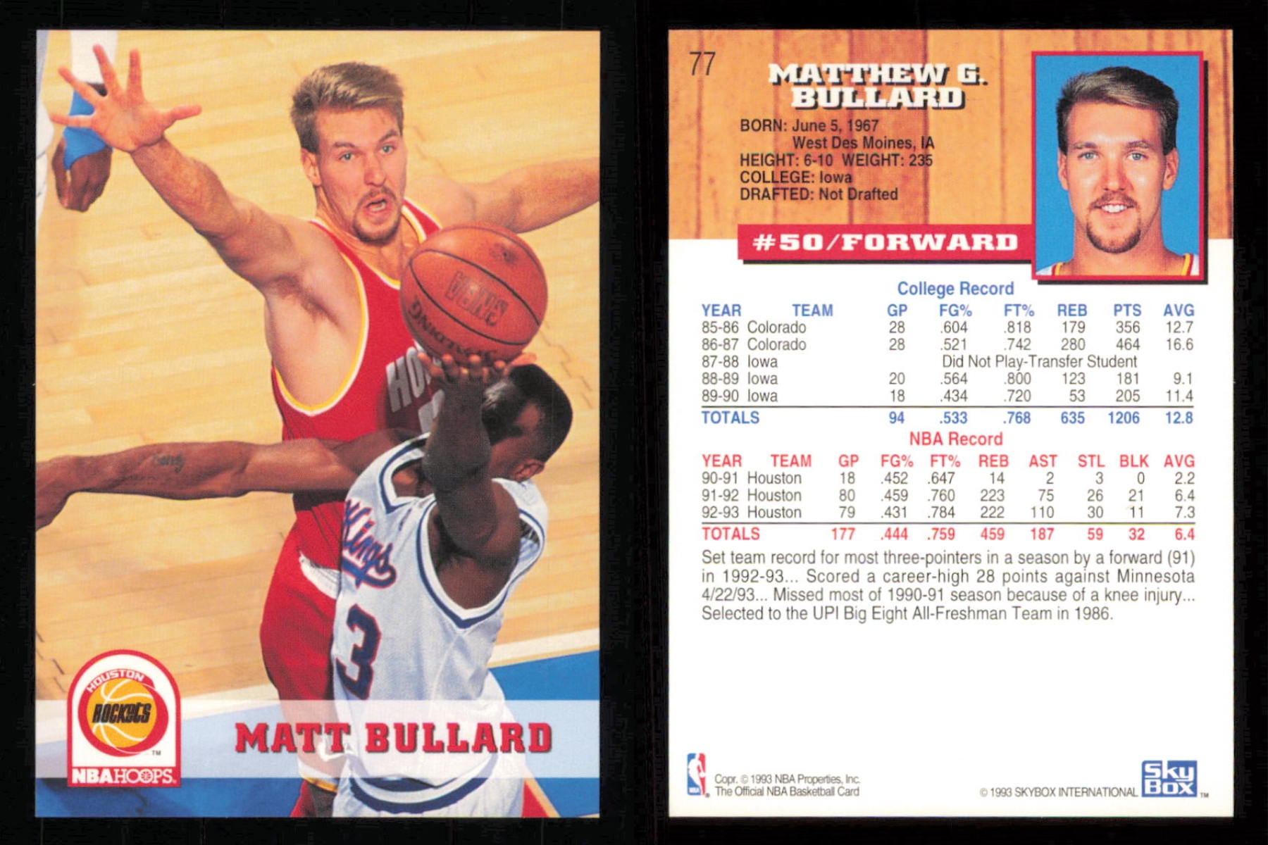 thumbnail 42  - 1993-94 ~ Fleer Hoops Basketball ~ YOU PICK CARD
