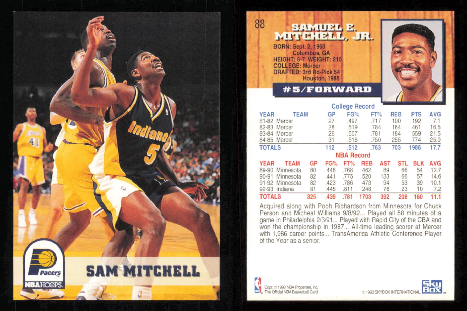thumbnail 49  - 1993-94 ~ Fleer Hoops Basketball ~ YOU PICK CARD
