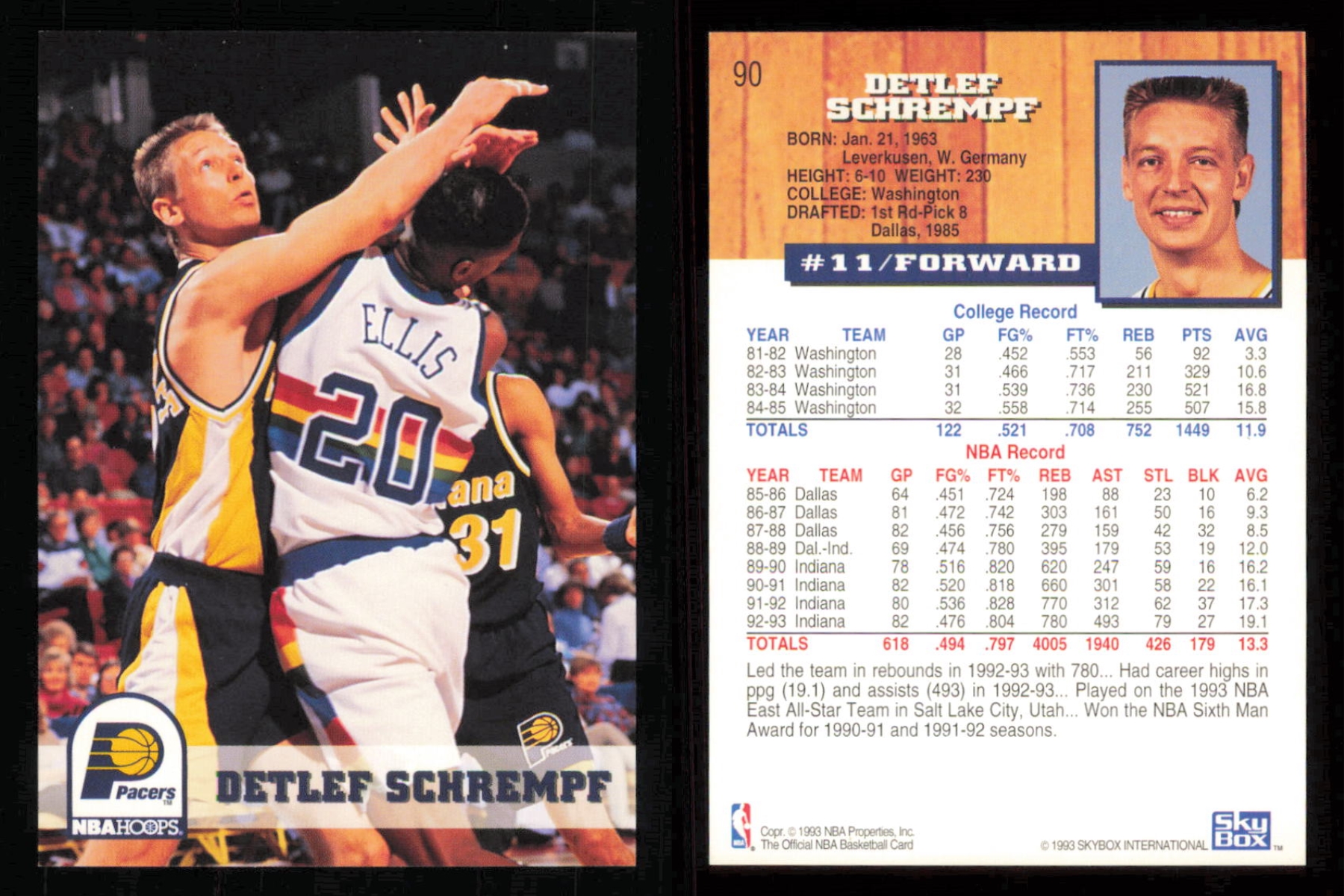 thumbnail 51  - 1993-94 ~ Fleer Hoops Basketball ~ YOU PICK CARD