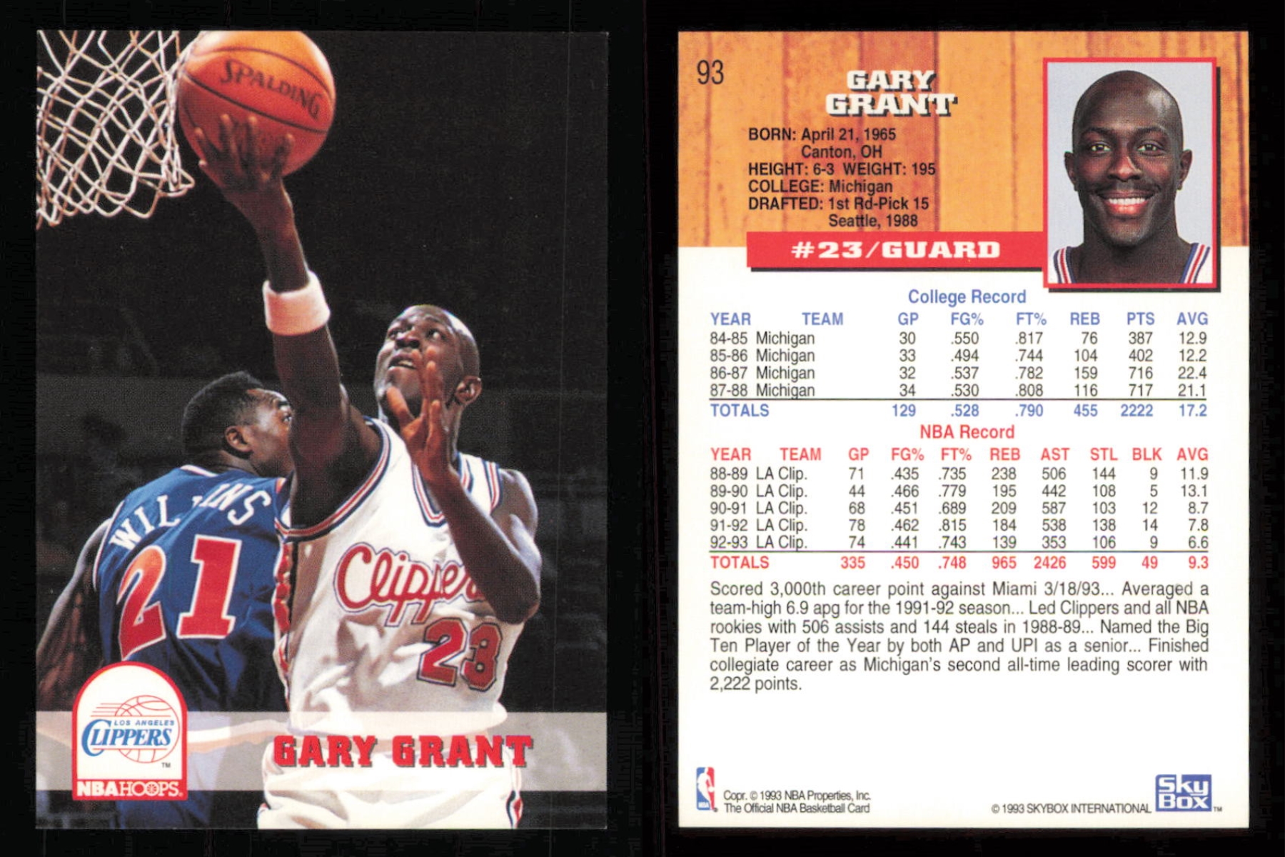 thumbnail 54  - 1993-94 ~ Fleer Hoops Basketball ~ YOU PICK CARD