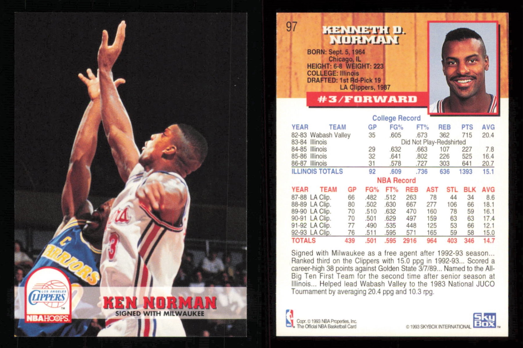 thumbnail 58  - 1993-94 ~ Fleer Hoops Basketball ~ YOU PICK CARD