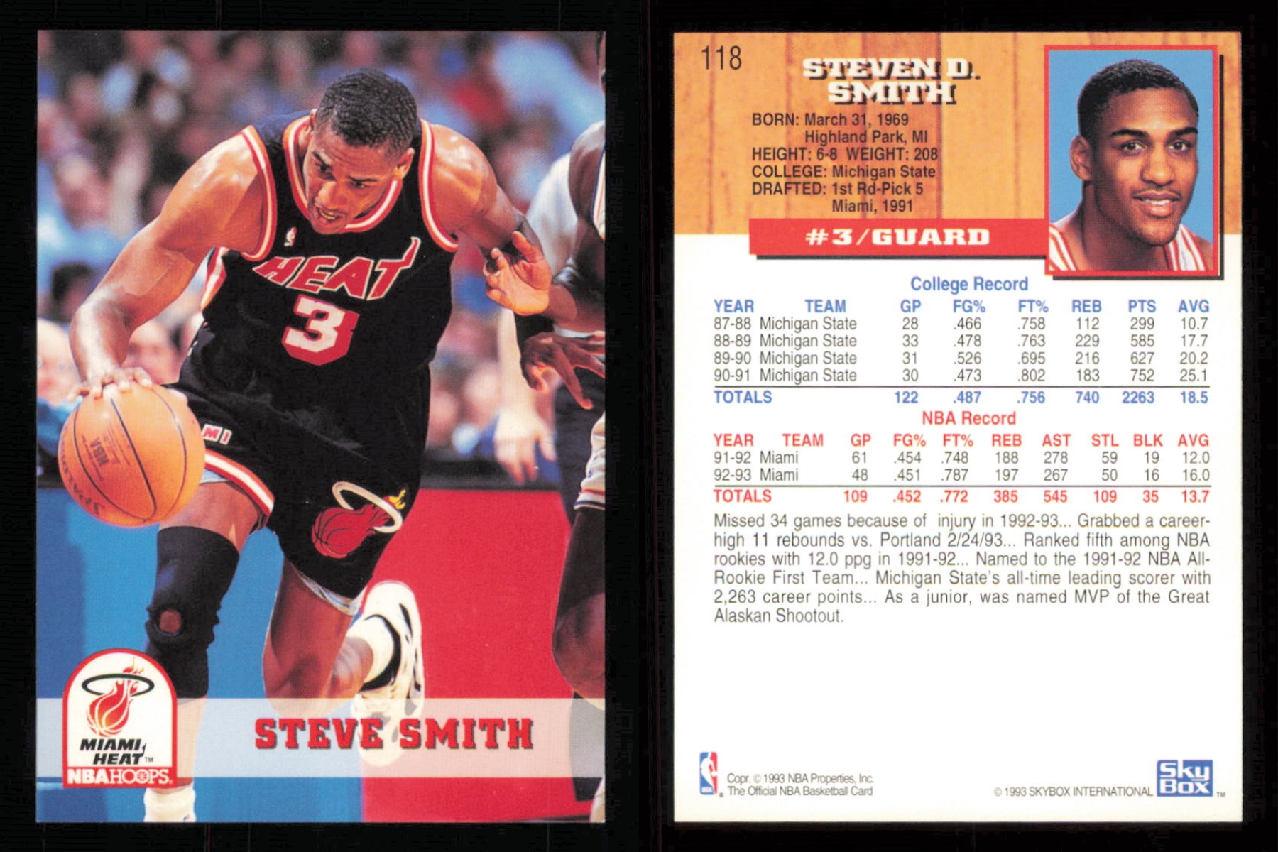 thumbnail 68  - 1993-94 ~ Fleer Hoops Basketball ~ YOU PICK CARD