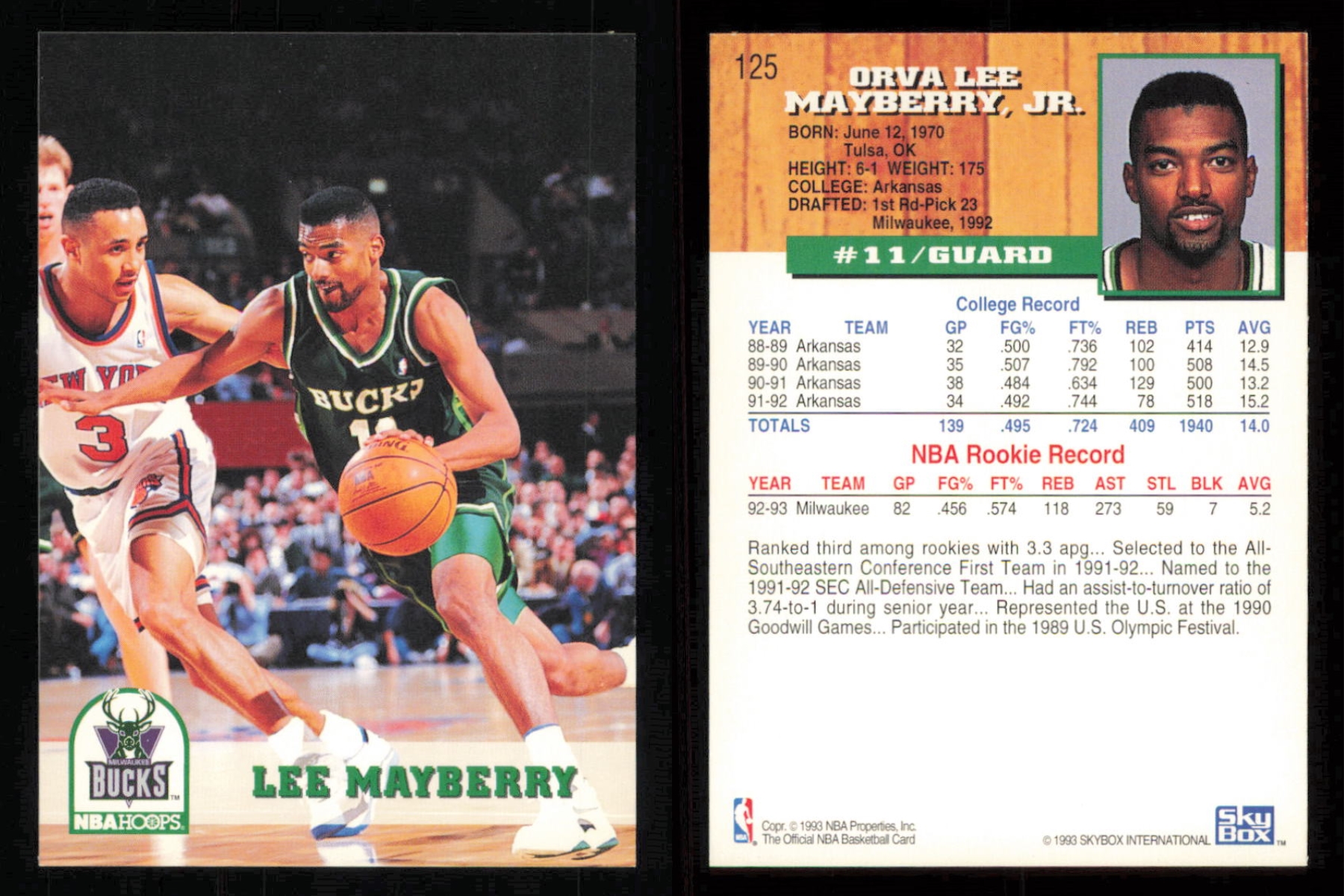thumbnail 74  - 1993-94 ~ Fleer Hoops Basketball ~ YOU PICK CARD