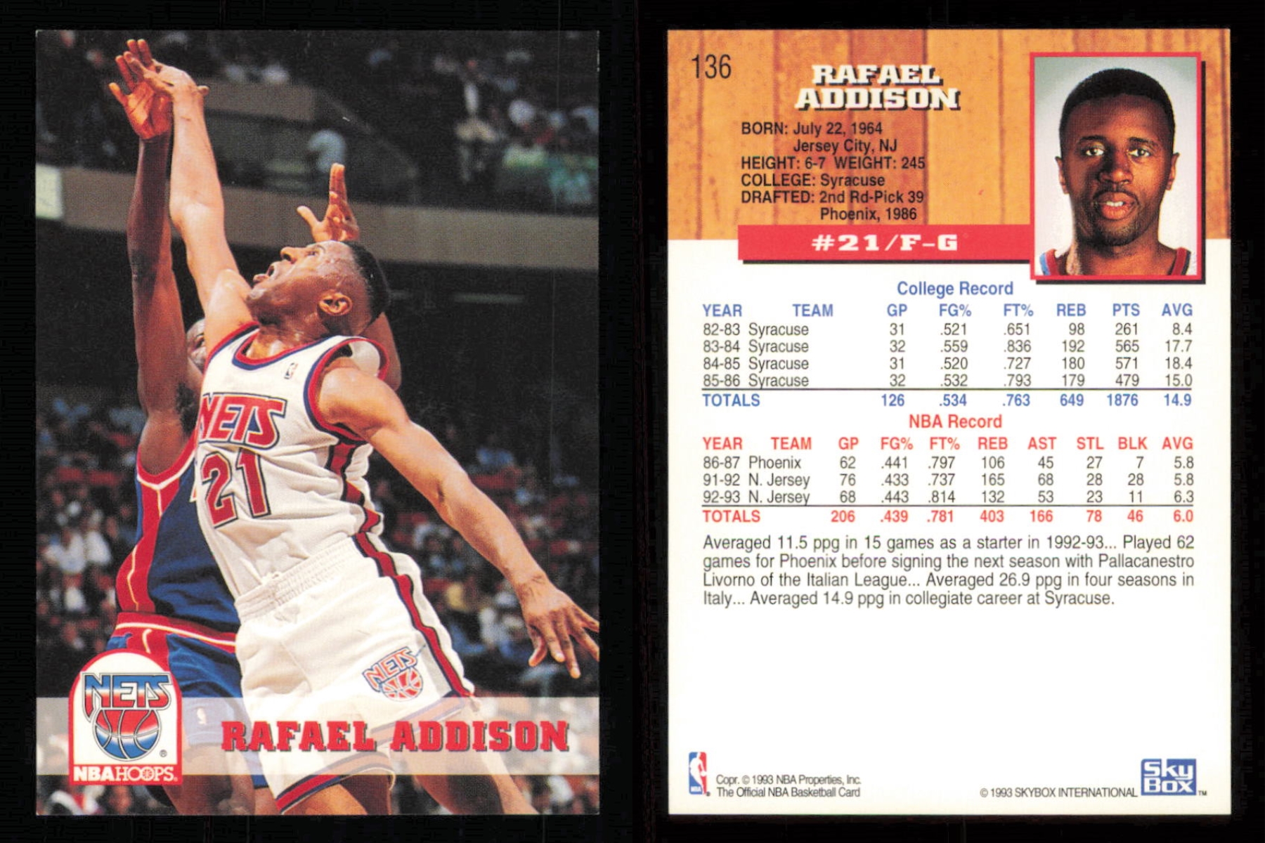 thumbnail 79  - 1993-94 ~ Fleer Hoops Basketball ~ YOU PICK CARD