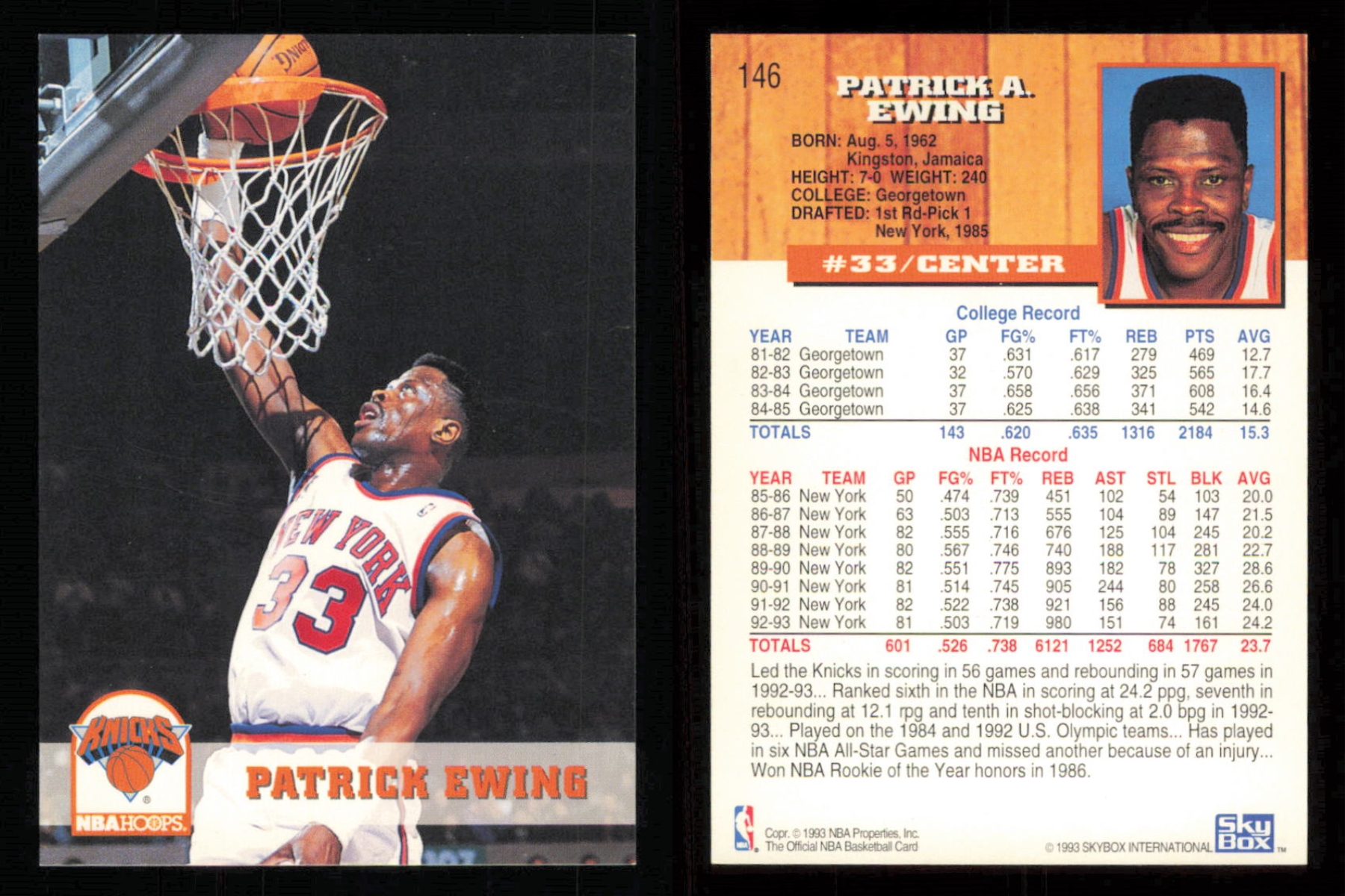 thumbnail 82  - 1993-94 ~ Fleer Hoops Basketball ~ YOU PICK CARD