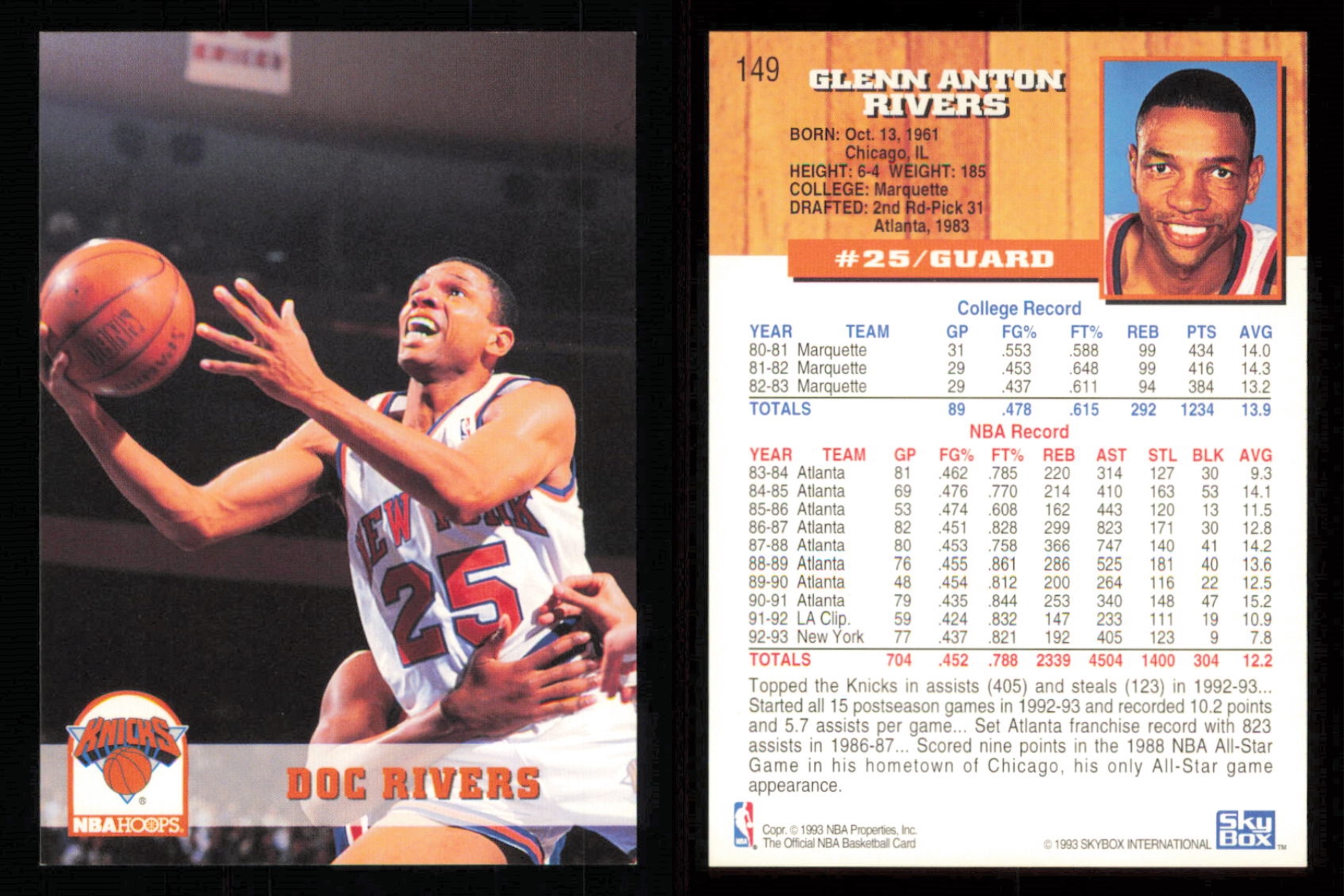 thumbnail 84  - 1993-94 ~ Fleer Hoops Basketball ~ YOU PICK CARD