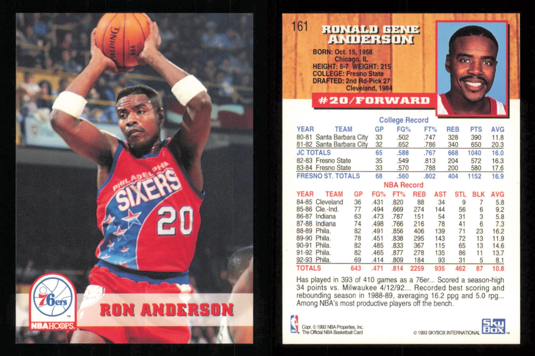 thumbnail 88  - 1993-94 ~ Fleer Hoops Basketball ~ YOU PICK CARD