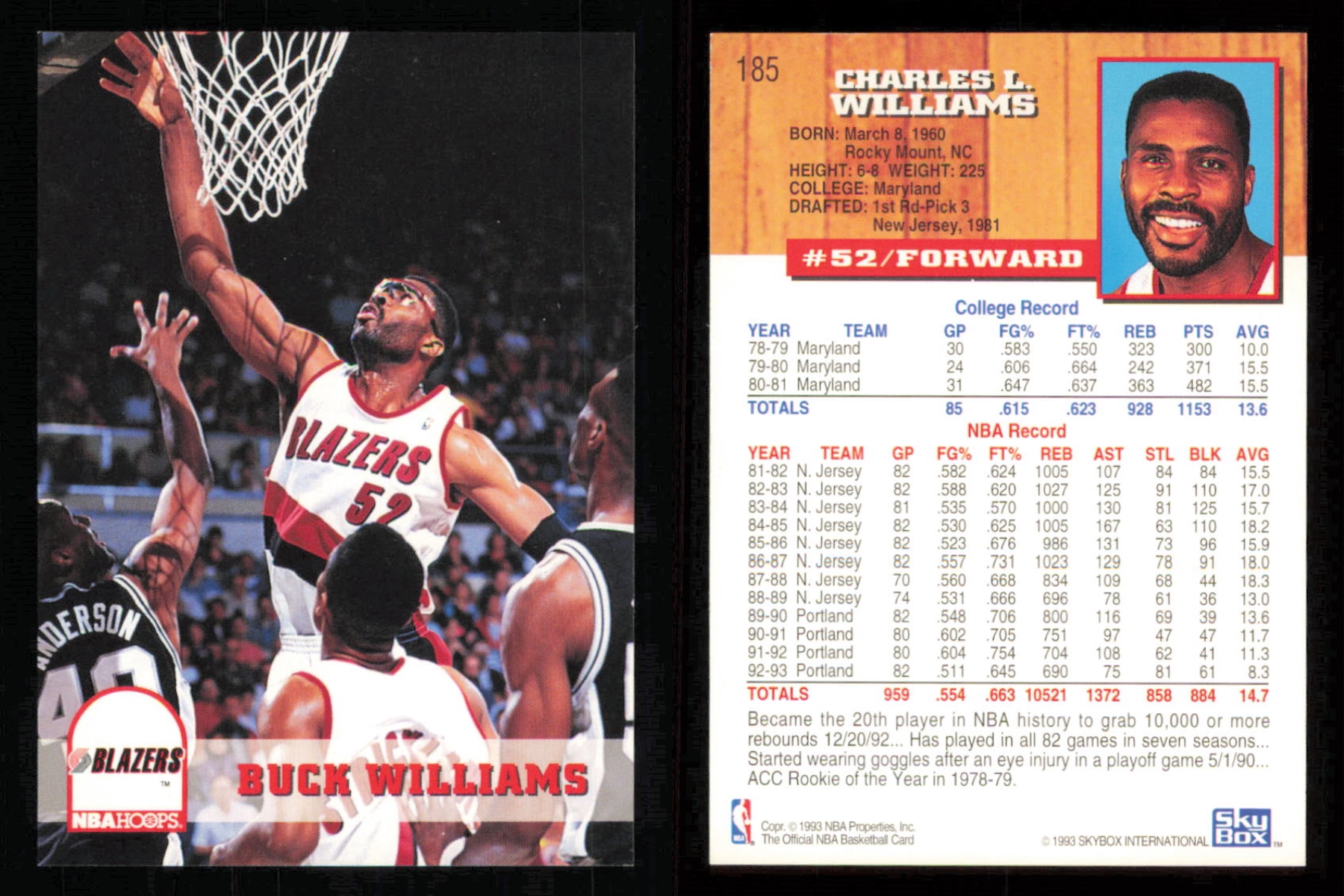 thumbnail 102  - 1993-94 ~ Fleer Hoops Basketball ~ YOU PICK CARD