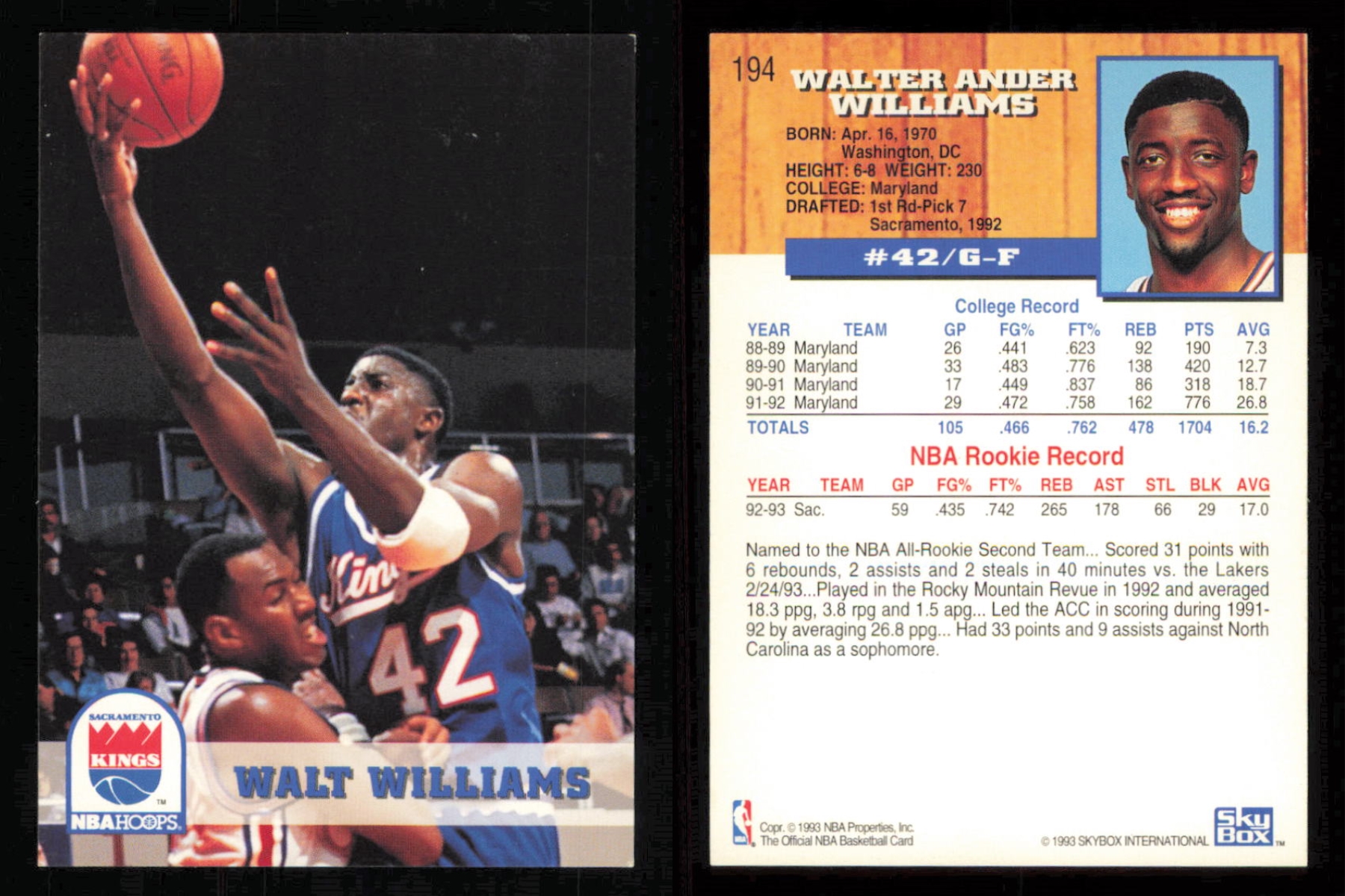 thumbnail 107  - 1993-94 ~ Fleer Hoops Basketball ~ YOU PICK CARD
