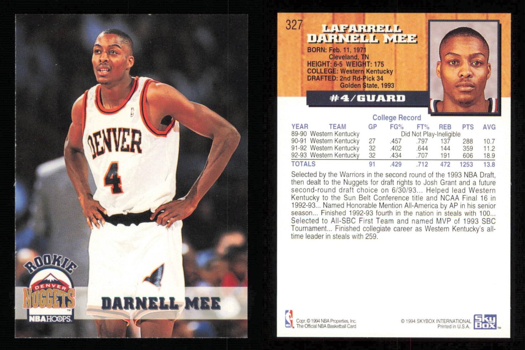 thumbnail 172  - 1993-94 ~ Fleer Hoops Basketball ~ YOU PICK CARD