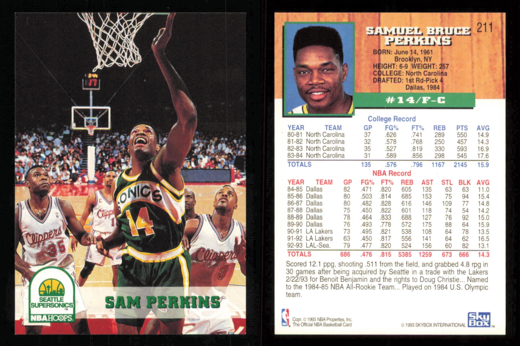 thumbnail 112  - 1993-94 ~ Fleer Hoops Basketball ~ YOU PICK CARD