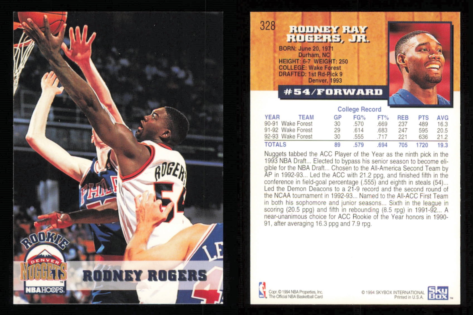 thumbnail 173  - 1993-94 ~ Fleer Hoops Basketball ~ YOU PICK CARD