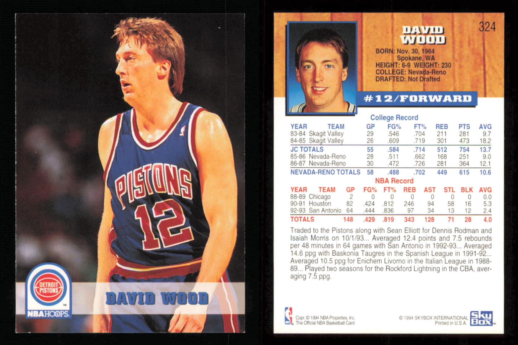 thumbnail 176  - 1993-94 ~ Fleer Hoops Basketball ~ YOU PICK CARD
