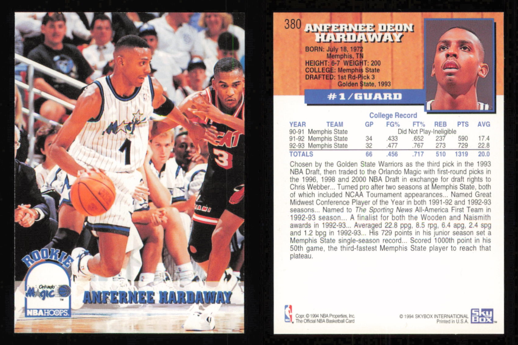 thumbnail 207  - 1993-94 ~ Fleer Hoops Basketball ~ YOU PICK CARD