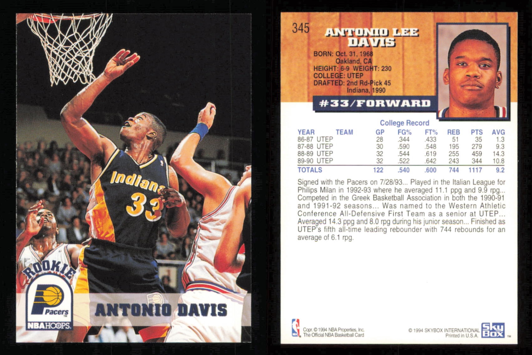 thumbnail 185  - 1993-94 ~ Fleer Hoops Basketball ~ YOU PICK CARD