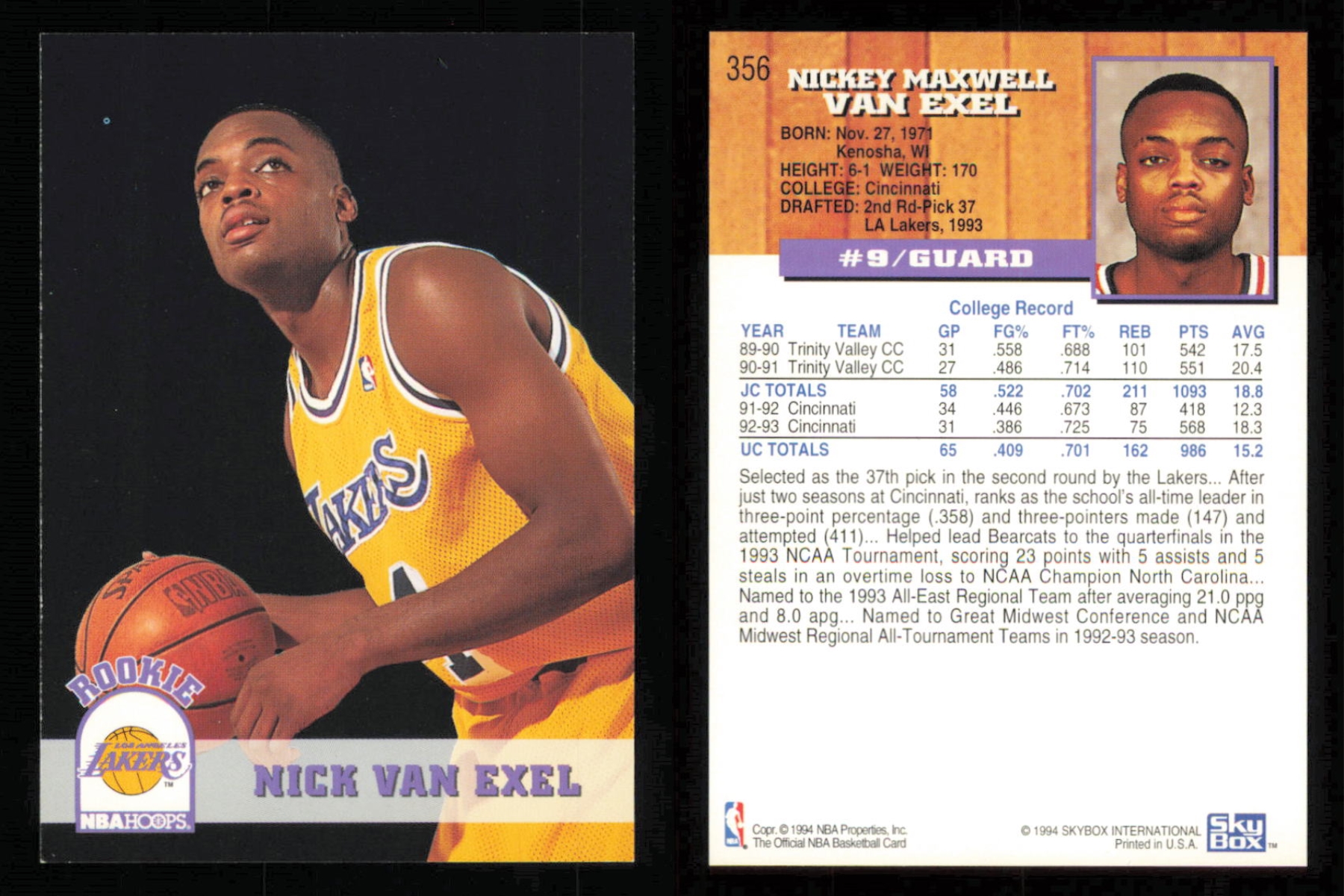 thumbnail 191  - 1993-94 ~ Fleer Hoops Basketball ~ YOU PICK CARD