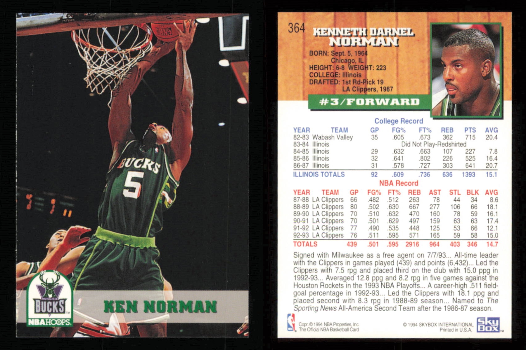 thumbnail 196  - 1993-94 ~ Fleer Hoops Basketball ~ YOU PICK CARD