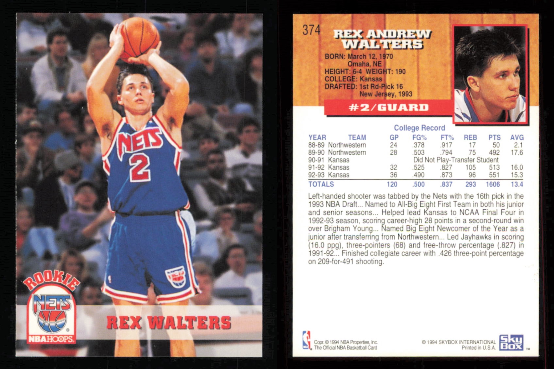 thumbnail 203  - 1993-94 ~ Fleer Hoops Basketball ~ YOU PICK CARD