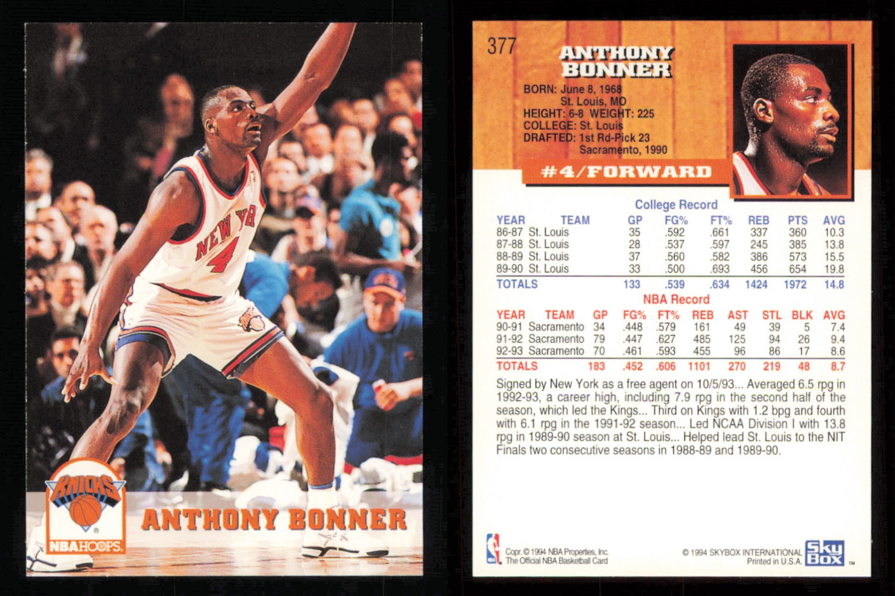 thumbnail 204  - 1993-94 ~ Fleer Hoops Basketball ~ YOU PICK CARD