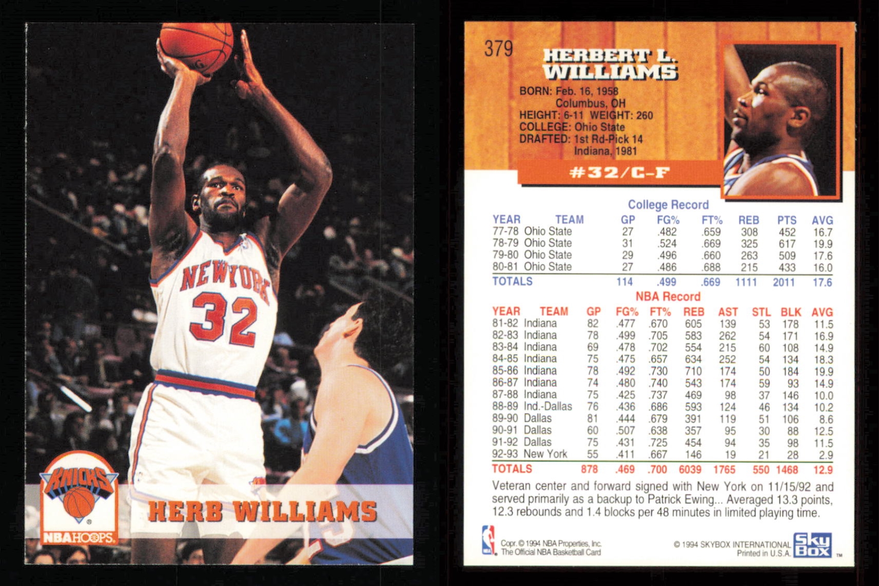 thumbnail 206  - 1993-94 ~ Fleer Hoops Basketball ~ YOU PICK CARD