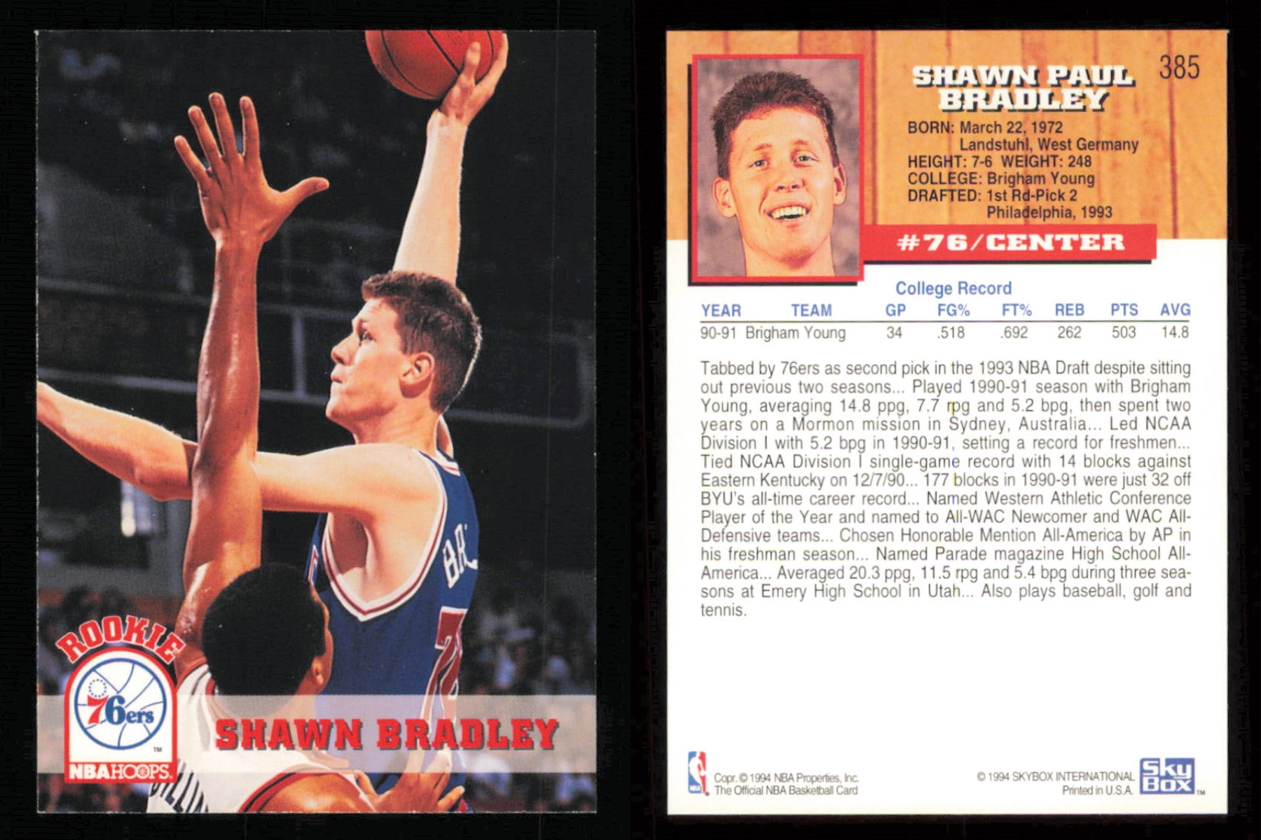 thumbnail 211  - 1993-94 ~ Fleer Hoops Basketball ~ YOU PICK CARD
