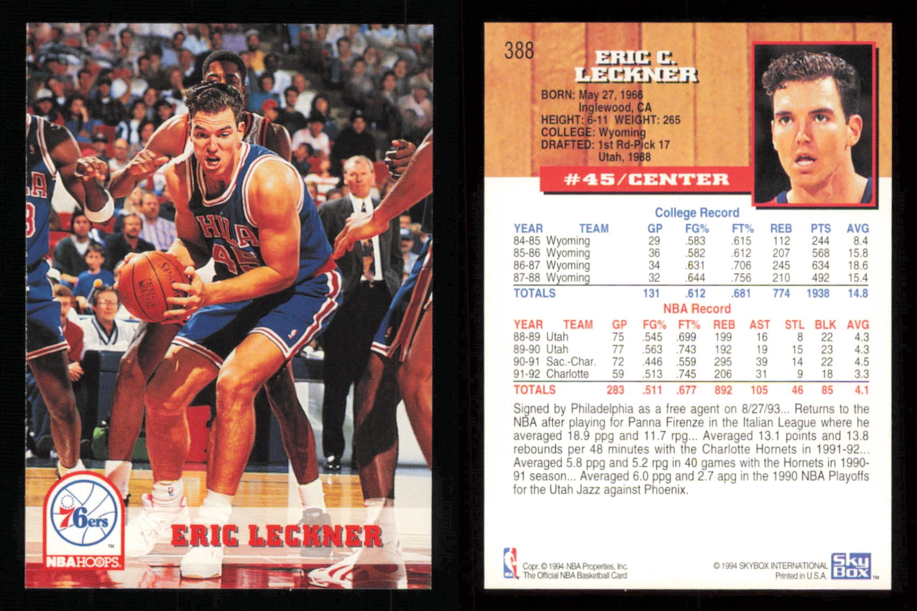 thumbnail 212  - 1993-94 ~ Fleer Hoops Basketball ~ YOU PICK CARD