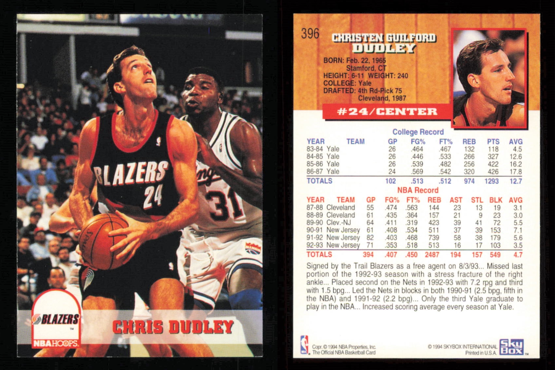 thumbnail 215  - 1993-94 ~ Fleer Hoops Basketball ~ YOU PICK CARD
