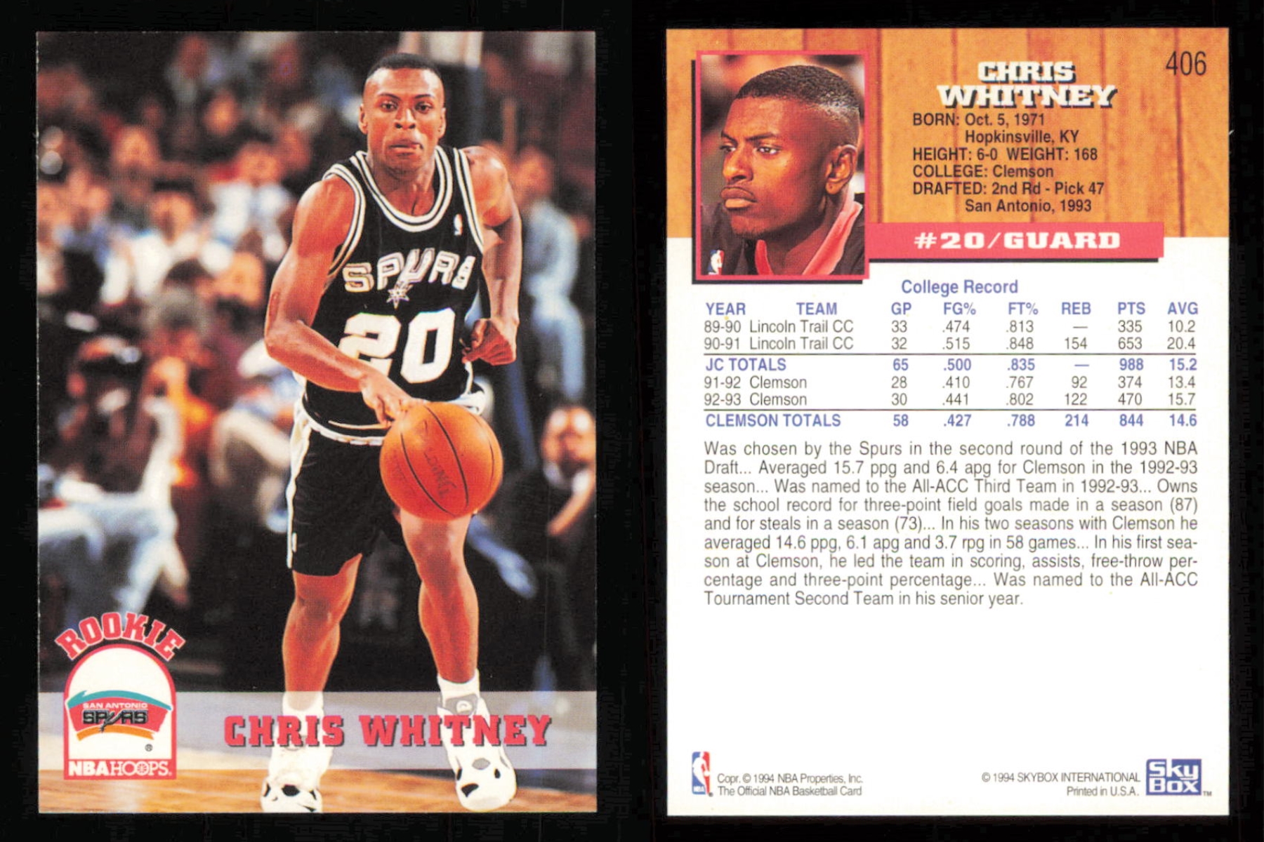 thumbnail 222  - 1993-94 ~ Fleer Hoops Basketball ~ YOU PICK CARD