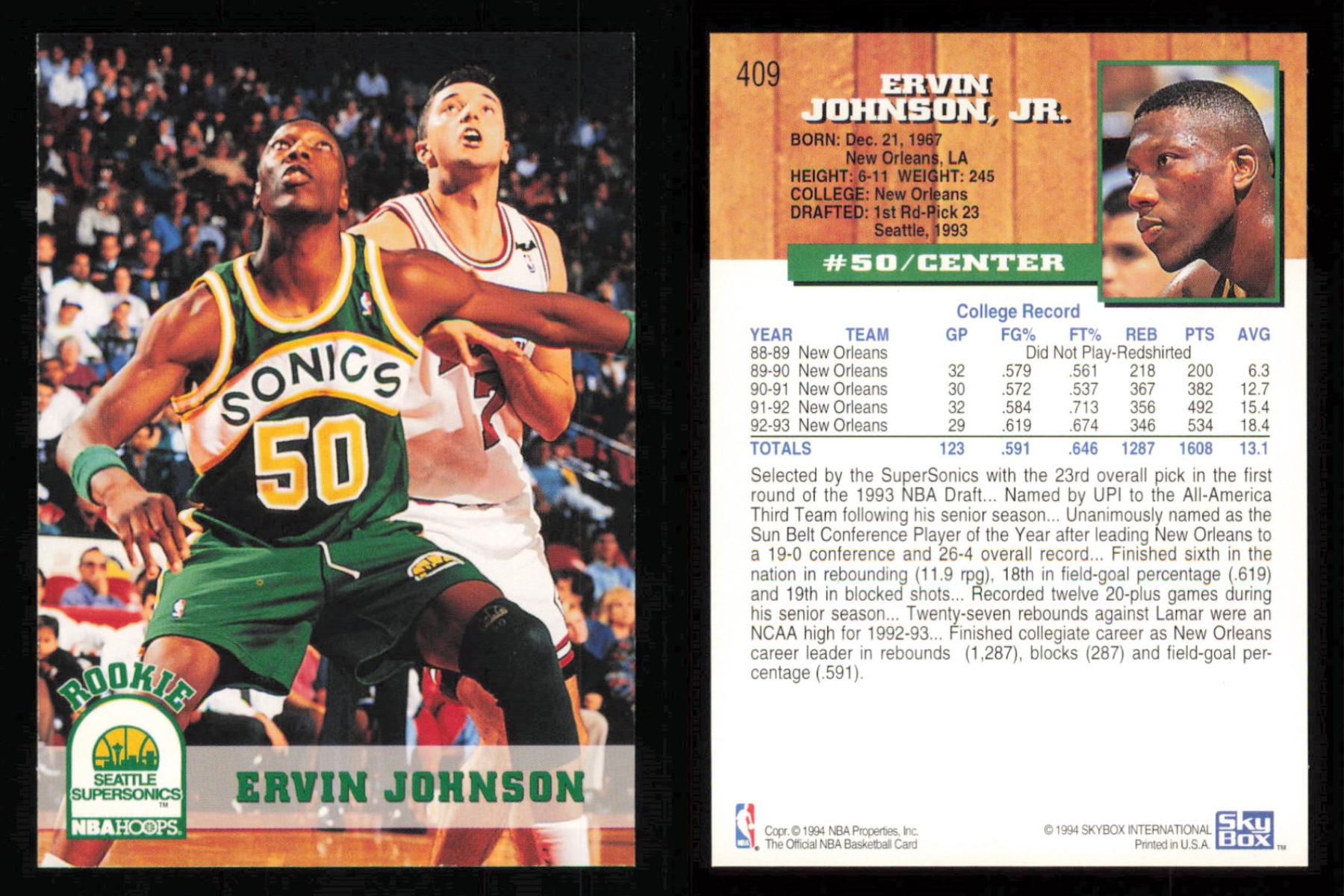 thumbnail 225  - 1993-94 ~ Fleer Hoops Basketball ~ YOU PICK CARD
