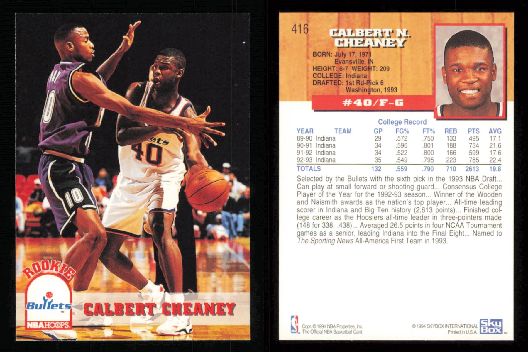 thumbnail 226  - 1993-94 ~ Fleer Hoops Basketball ~ YOU PICK CARD