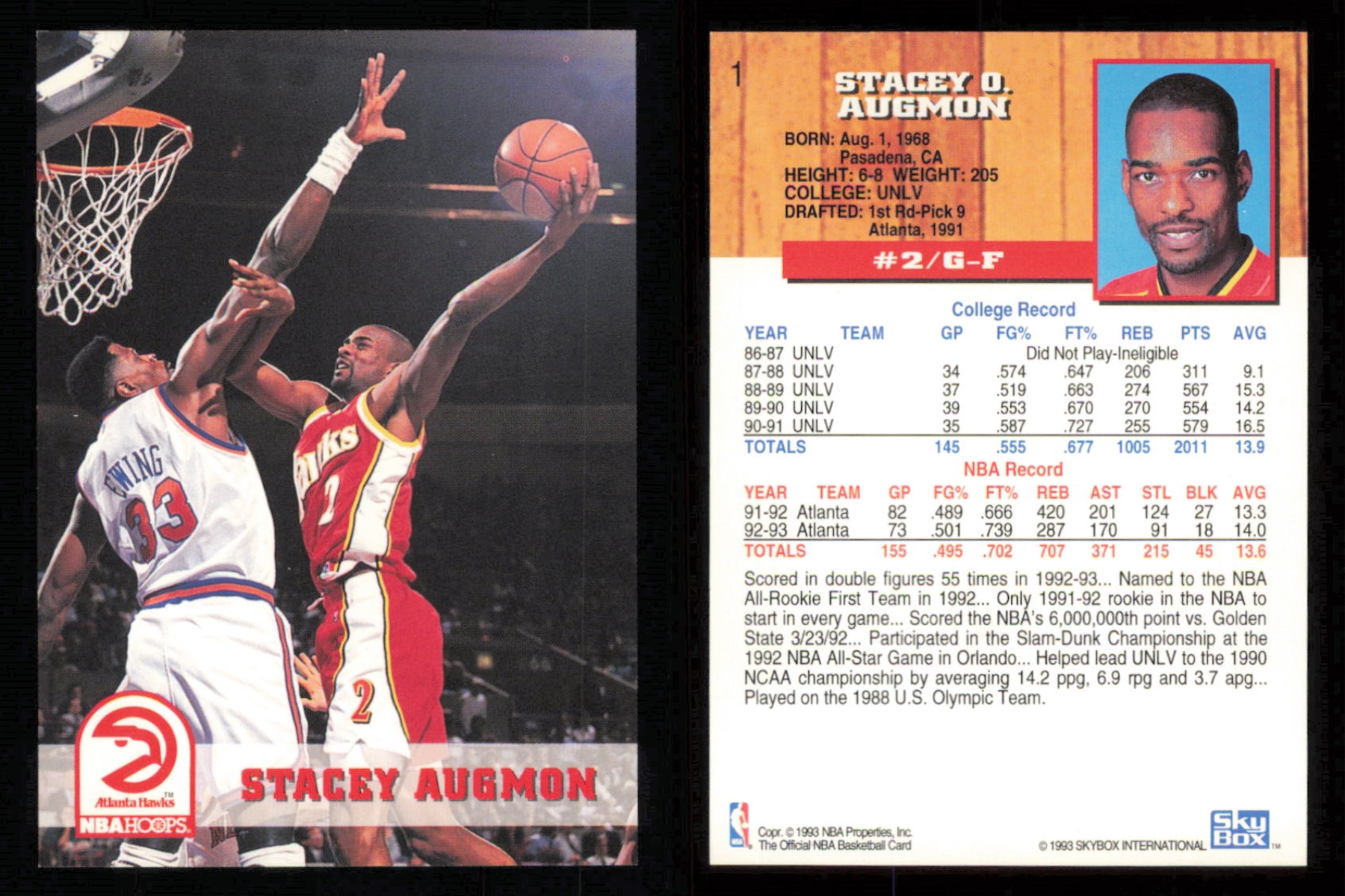thumbnail 2  - 1993-94 ~ Fleer Hoops Basketball ~ YOU PICK CARD