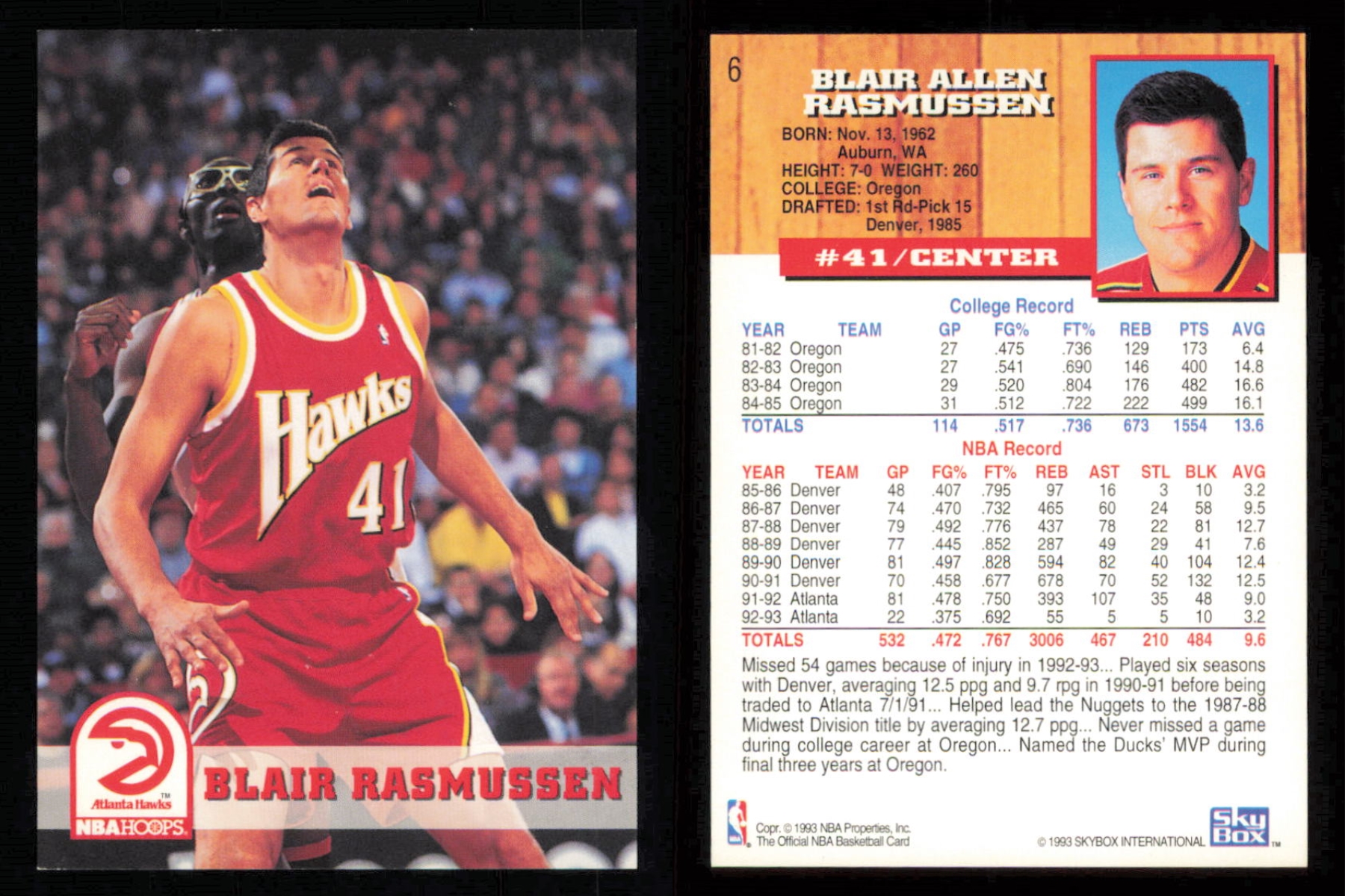 thumbnail 6  - 1993-94 ~ Fleer Hoops Basketball ~ YOU PICK CARD
