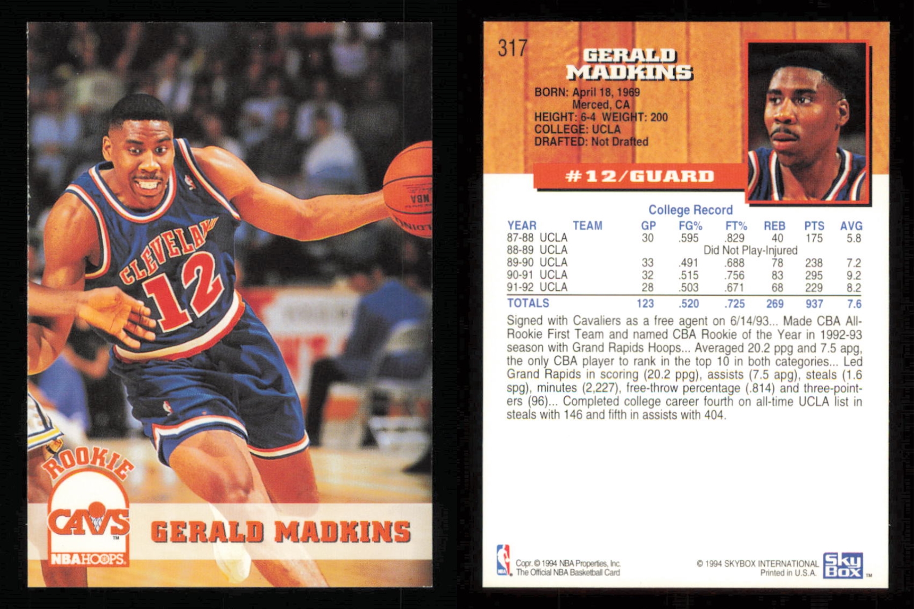 thumbnail 162  - 1993-94 ~ Fleer Hoops Basketball ~ YOU PICK CARD