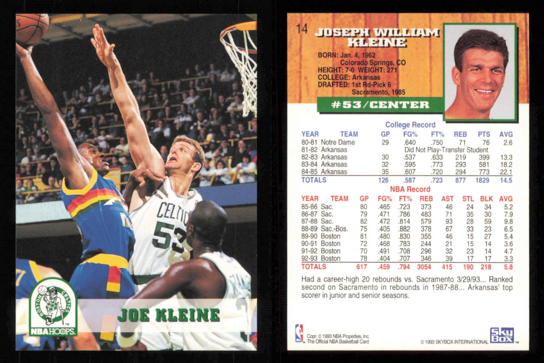 thumbnail 11  - 1993-94 ~ Fleer Hoops Basketball ~ YOU PICK CARD