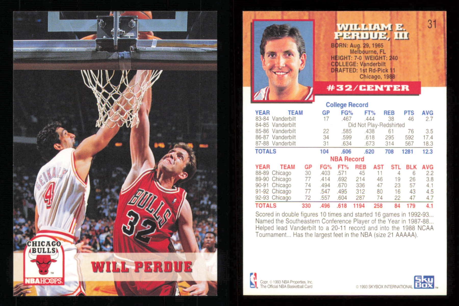 thumbnail 18  - 1993-94 ~ Fleer Hoops Basketball ~ YOU PICK CARD