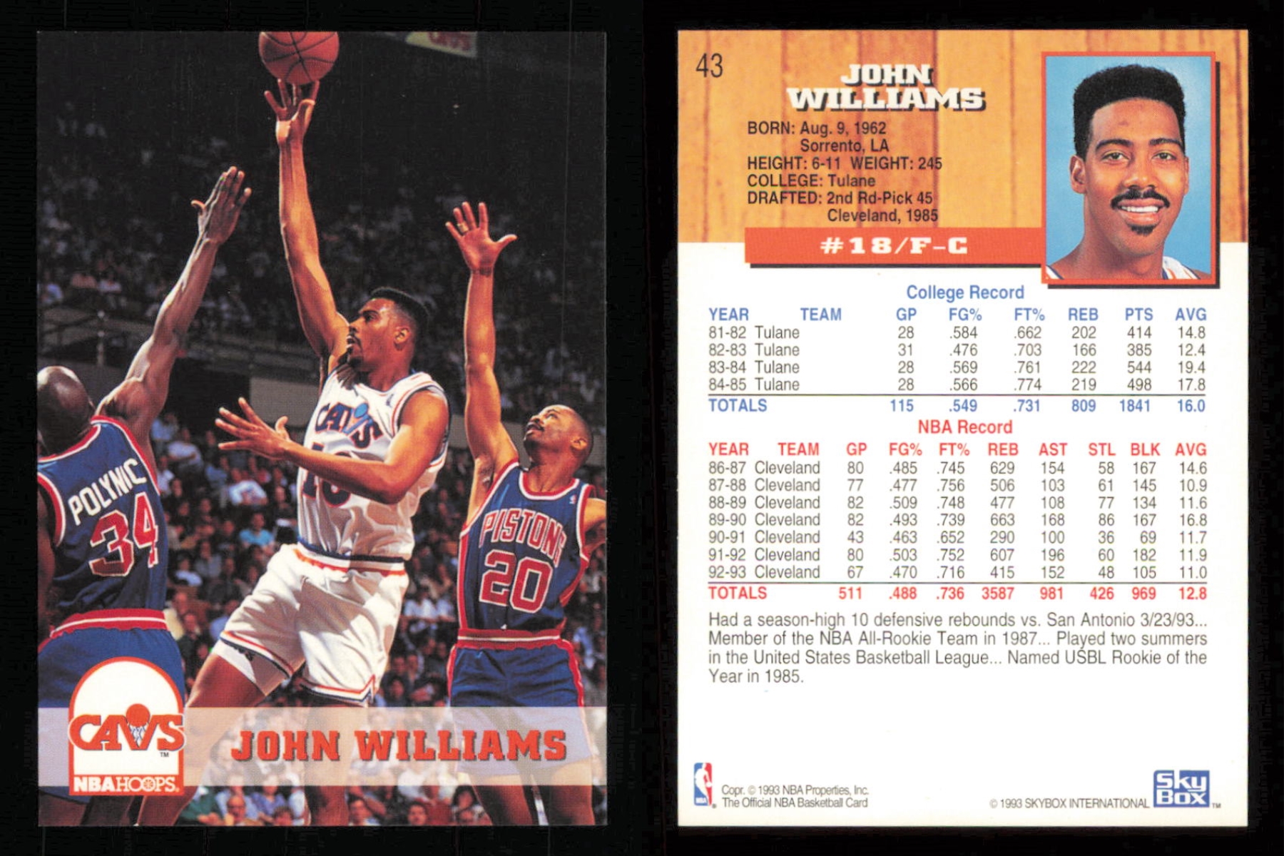 thumbnail 23  - 1993-94 ~ Fleer Hoops Basketball ~ YOU PICK CARD