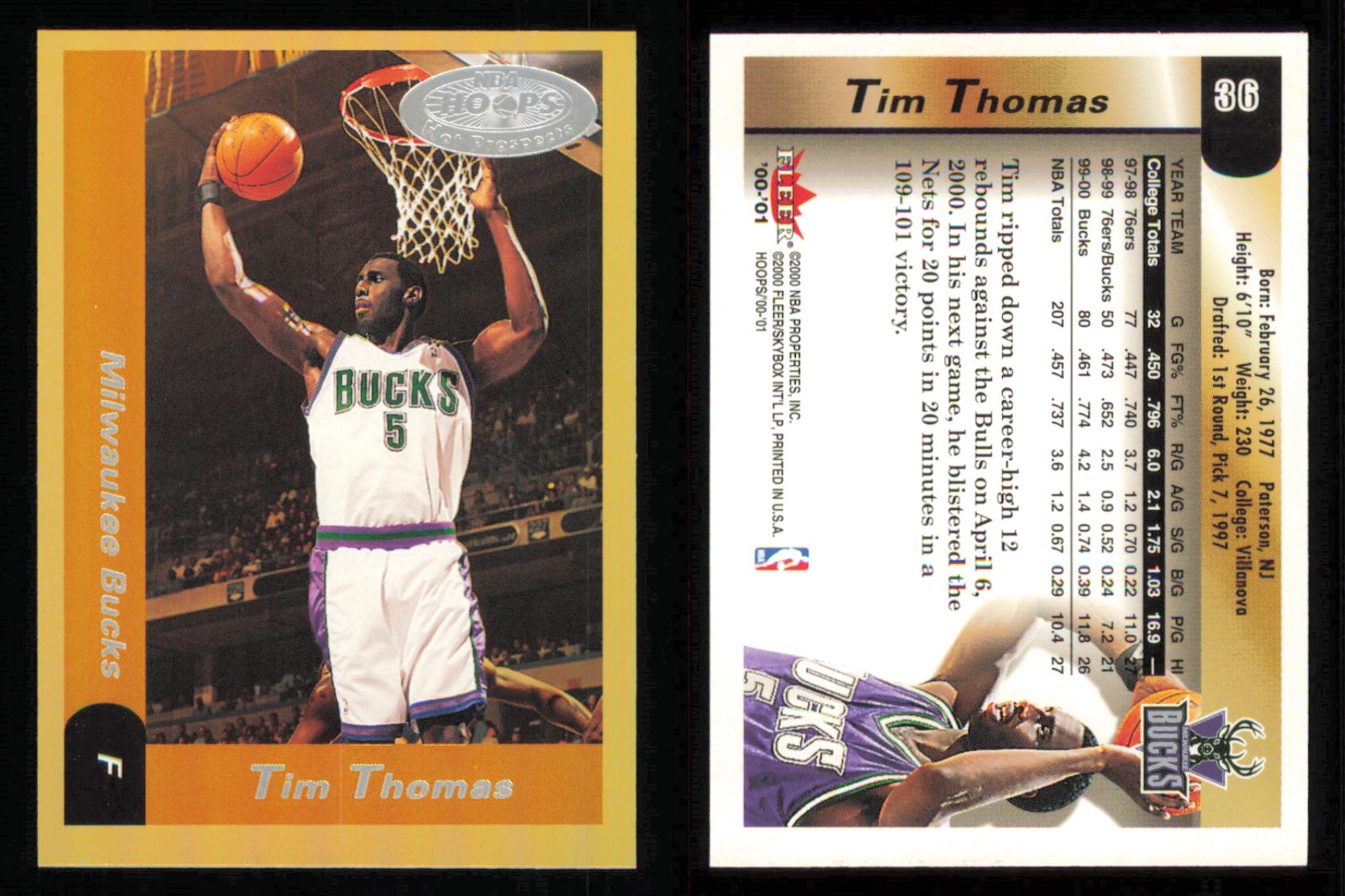 thumbnail 31 - 2000 2001 2003 2006 2007 2008 ~ Fleer Hoops Hot Prospects ~ YOU PICK CARD
