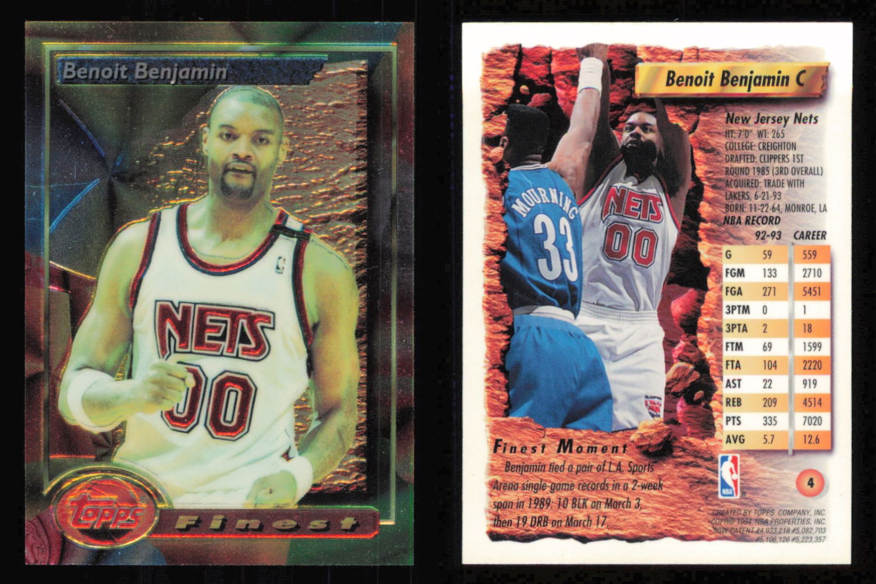 1993 94 Topps Finest Basketball YOU PICK CARD EBay