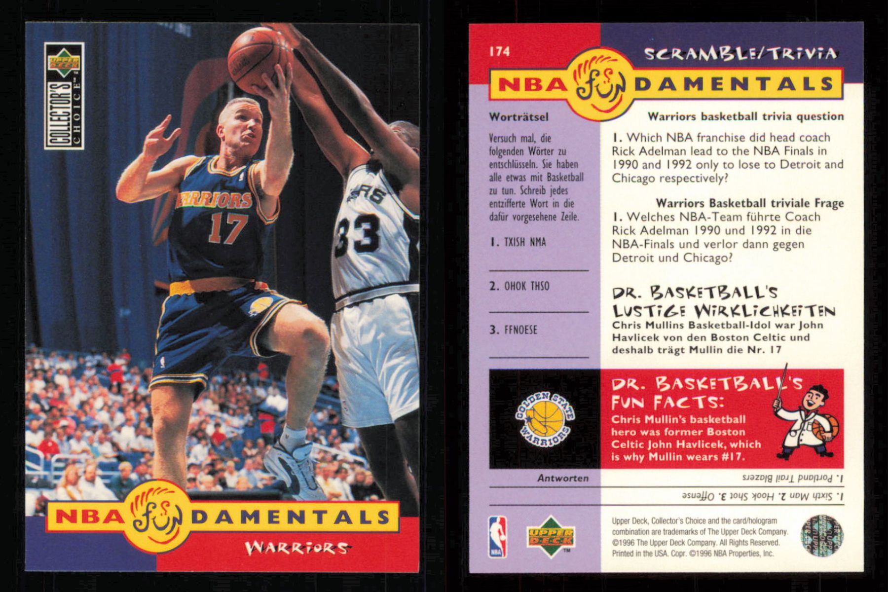 1996 ~ Collector's Choice International German Basketball ~ YOU PICK CARD - Picture 132 of 156