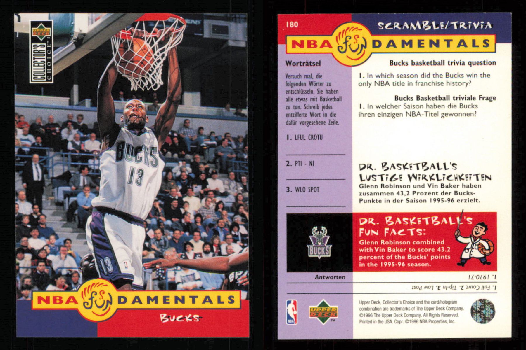 1996 ~ Collector's Choice International German Basketball ~ YOU PICK CARD - Picture 137 of 156