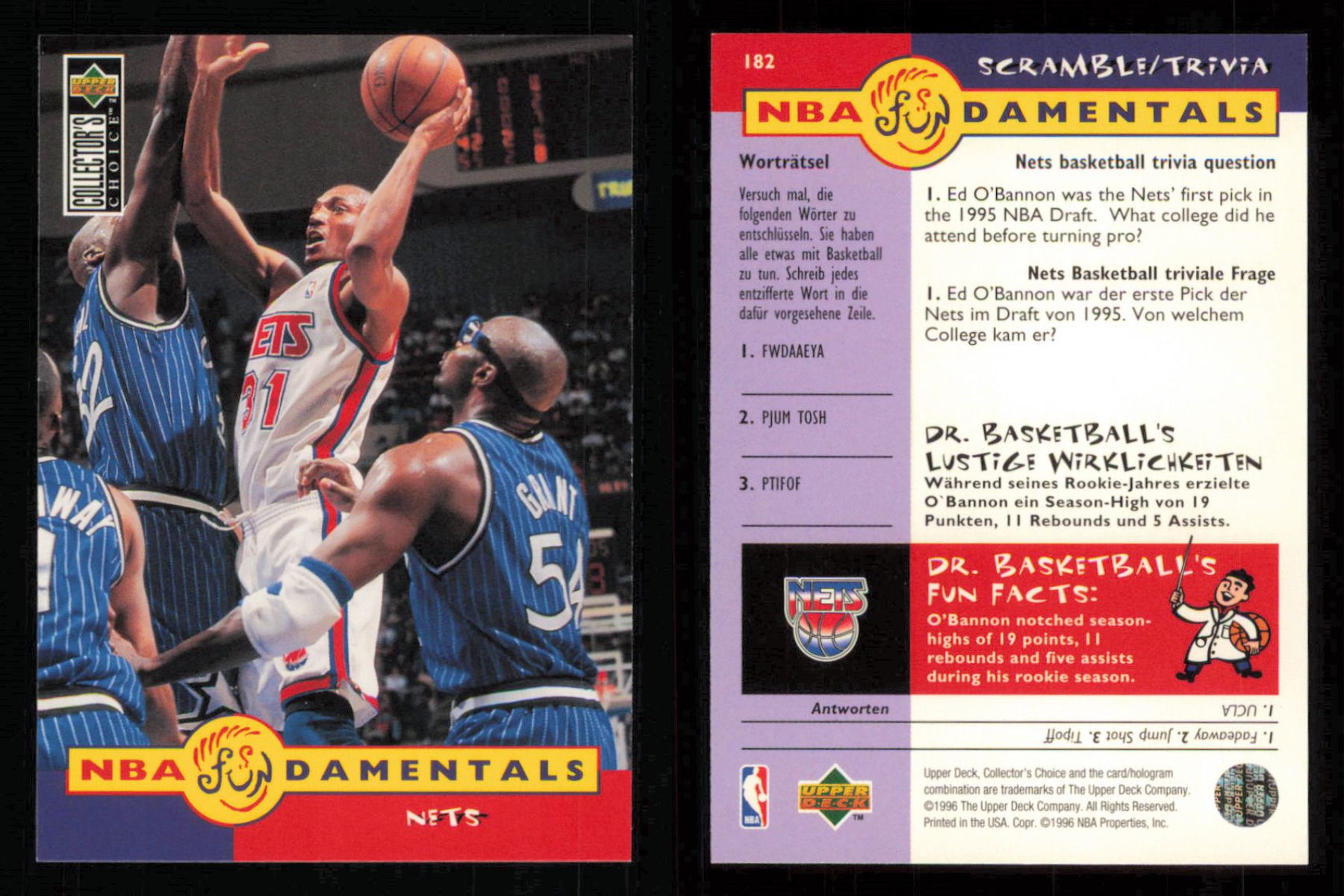 1996 ~ Collector's Choice International German Basketball ~ YOU PICK CARD - Picture 139 of 156