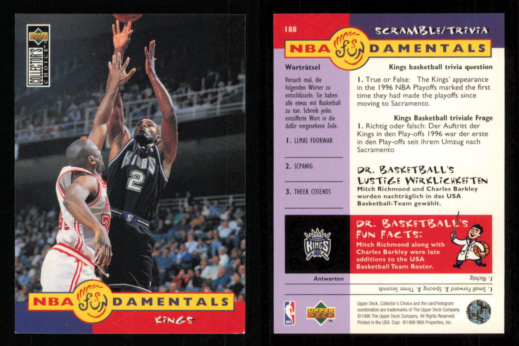 1996 ~ Collector's Choice International German Basketball ~ YOU PICK CARD - Picture 145 of 156