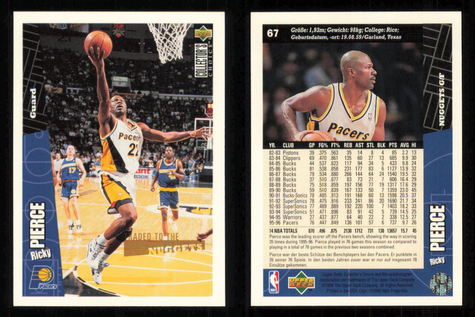 1996 ~ Collector's Choice International German Basketball ~ YOU PICK CARD - Picture 34 of 156