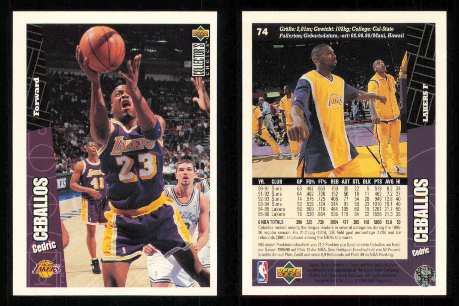 1996 ~ Collector's Choice International German Basketball ~ YOU PICK CARD - Picture 40 of 156