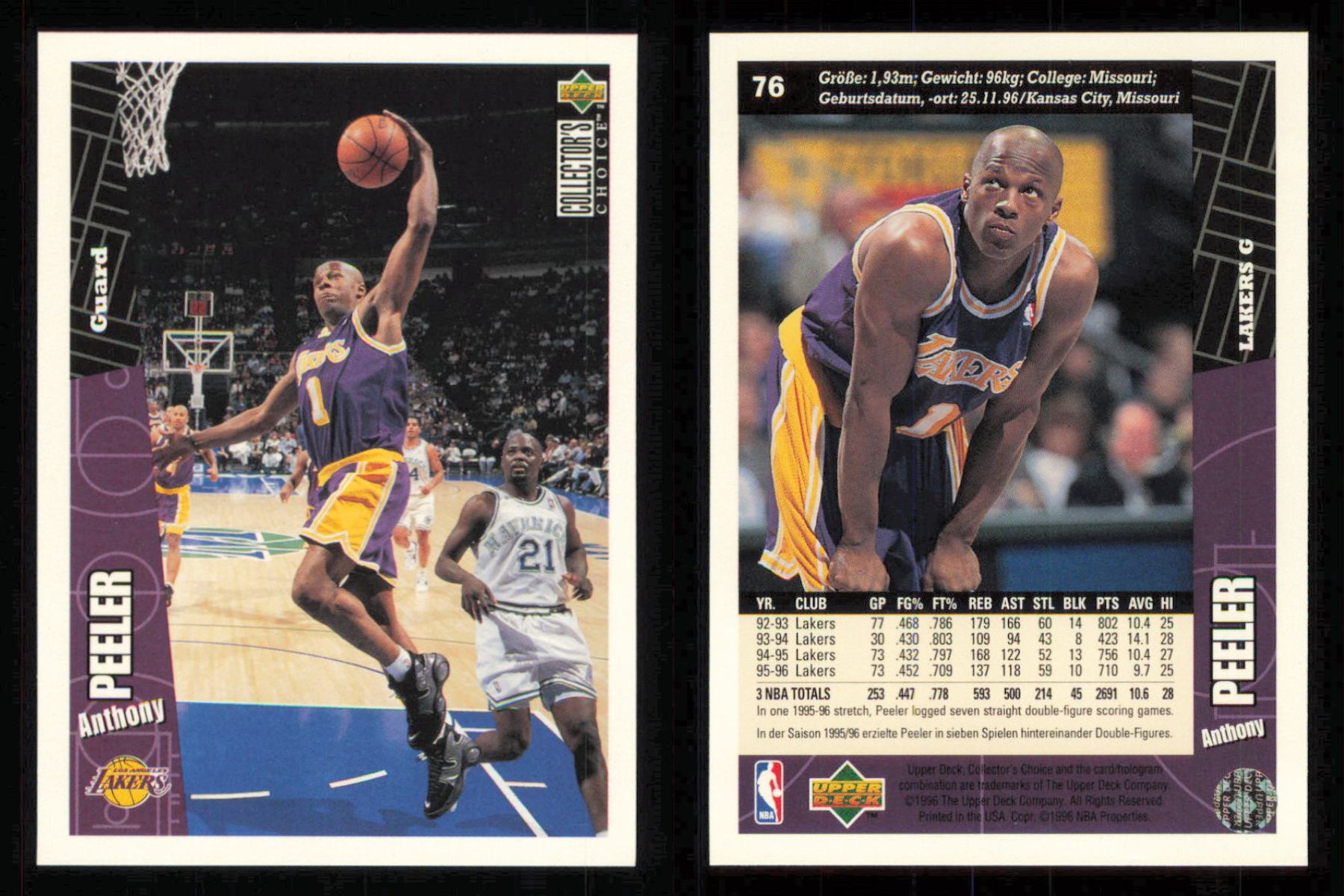 1996 ~ Collector's Choice International German Basketball ~ YOU PICK CARD - Picture 42 of 156