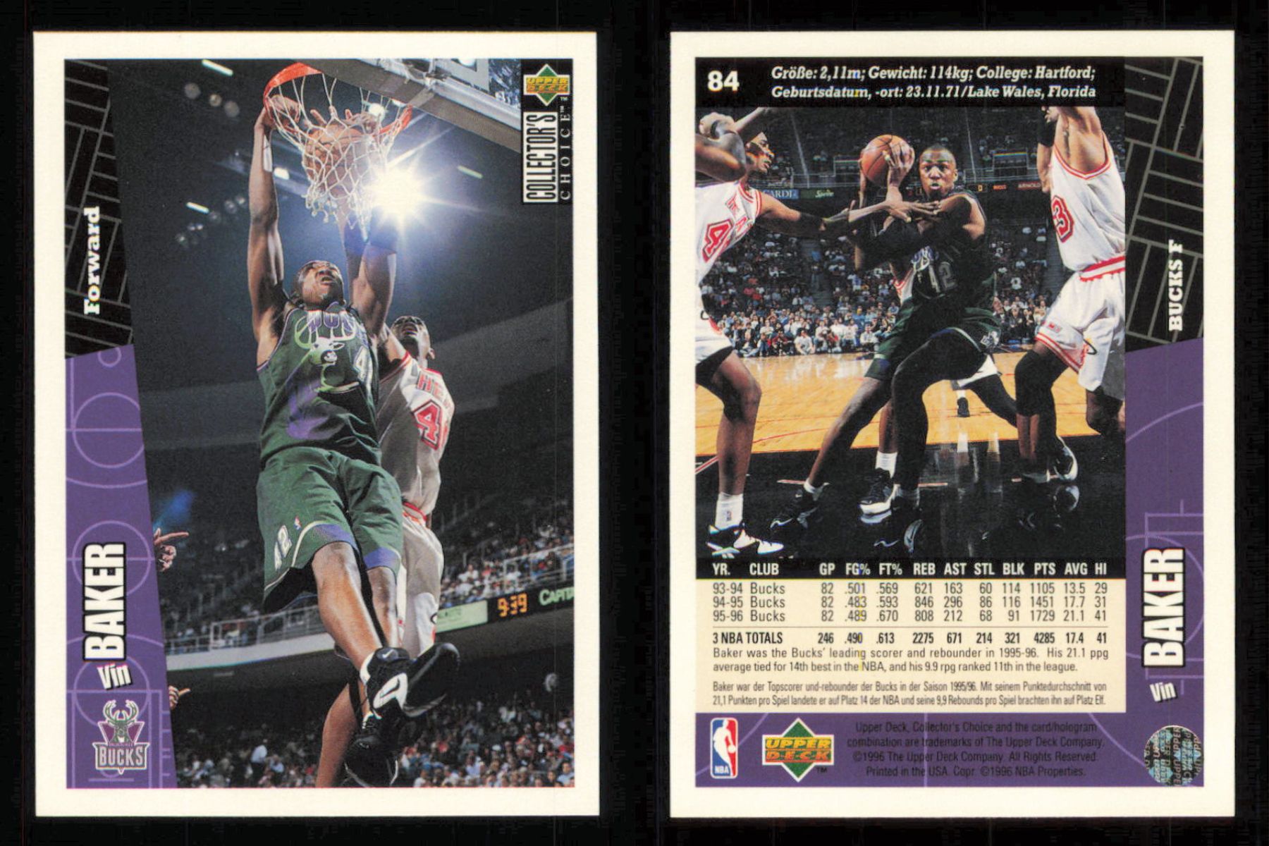 1996 ~ Collector's Choice International German Basketball ~ YOU PICK CARD - Picture 50 of 156