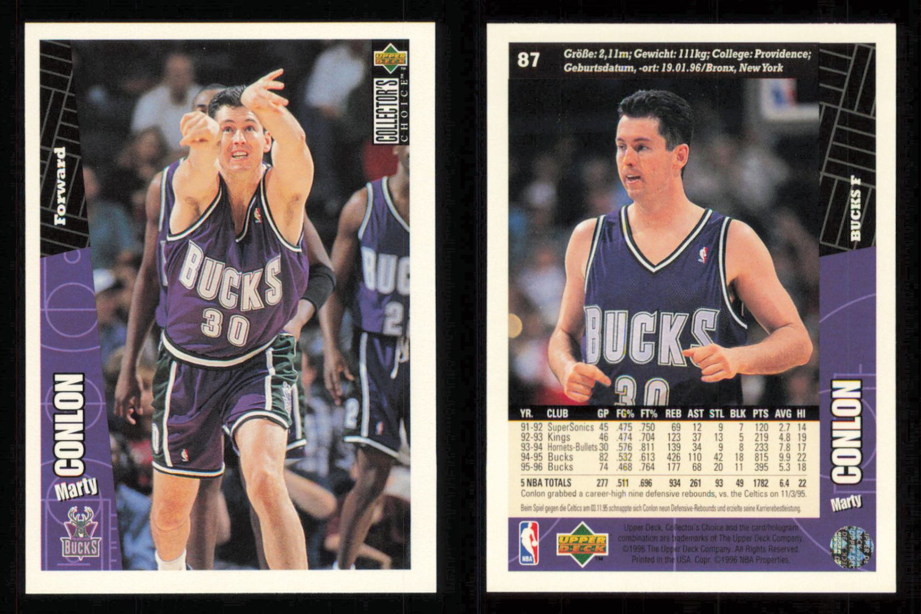 1996 ~ Collector's Choice International German Basketball ~ YOU PICK CARD - Picture 53 of 156